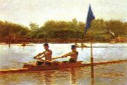 Thomas Eakins Biglen Brothers, Turning the Stake France oil painting reproduction